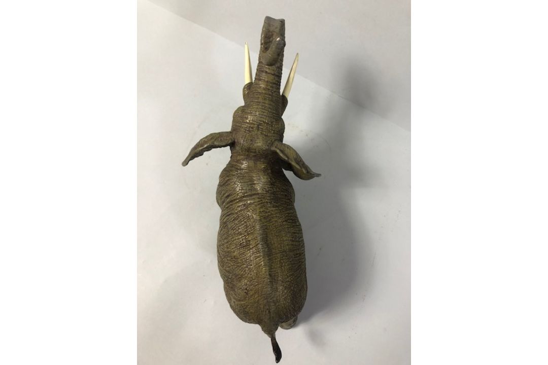 Statue of an Elephant in cold painted bronze approximately 20cm high - Image 5 of 10