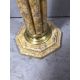 Marble and bronze Corinthian display column approximately 100cm high the octagonal top approximately - Image 4 of 4