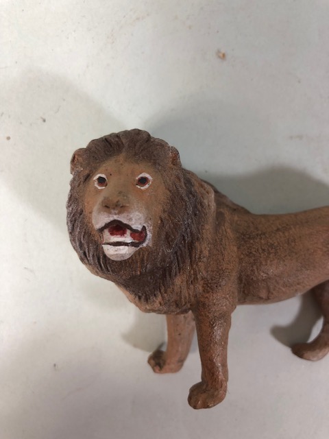 Cold painted bronze figure of a Lion approximately 9cm - Image 6 of 6