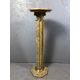 Marble and bronze Corinthian display column approximately 100cm high the octagonal top approximately - Image 1 of 4
