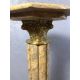 Marble and bronze Corinthian display column approximately 100cm high the octagonal top approximately - Image 2 of 4