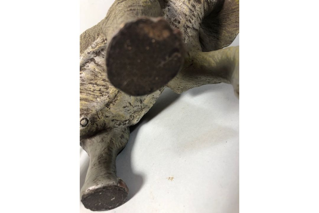 Statue of an Elephant in cold painted bronze approximately 20cm high - Image 10 of 10