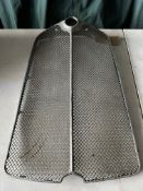 A vintage radiator grille.