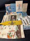 A good lot of late 1930s/early 1940s aviation, aircraft, miliatria inc. pilot's notes, instruction