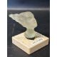 An Art Deco Speed Girl or Victoire glass car accessory mascot , mounted on base, unknown - Image 1 of 2