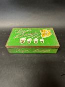 A Tiger Lamps tin, 10