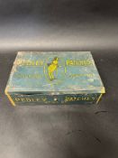 A Pedley Patches Stick-On repair patch shop dispensing tin, 12 x 8