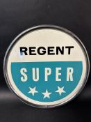 A Regent Super circular metal advertising sign, 12