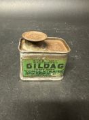 A rare Oildag Size No. 1 additive tin, 2 1/4