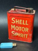 A Shell Motor Spirit can from a child's pedal car, 5