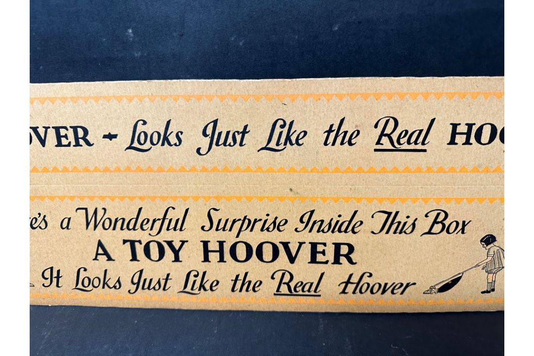A 1920s/1930s box for a toy hoover 'Hoover Toy Sweeper', with superb illustrations of a girl pushing - Image 5 of 7