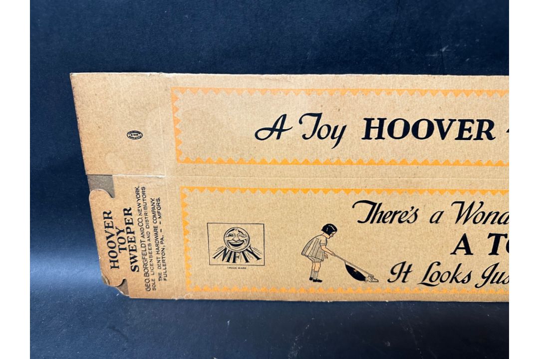A 1920s/1930s box for a toy hoover 'Hoover Toy Sweeper', with superb illustrations of a girl pushing - Image 7 of 7