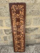 An enamel panel, 48 x 12