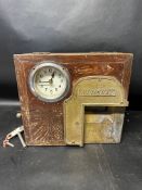 A National clocking-in time machine, with keys.