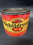 A Gargoyle Mobilgrease No.4 lubrication 2lb tin by the Vacuum Oil Co. Ltd.