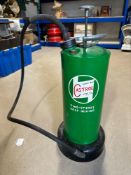 A two-stroke self-mixing pump with contemporary hand painted restoration.