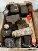 A selection of electrical test items, gauges etc. including aircraft.