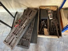 Four boxes of mixed taps, dies and holders.