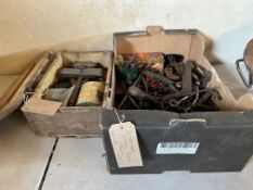 Two boxes of hand tools.