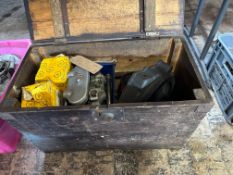 A box of JAP engine spares, various.