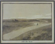 Frank (Pat) Patterson - four original works; 'Into the West', a pencil and wash signed and dated