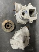 Vintage AC water pump castings and impeller.