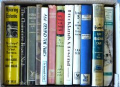 A box of general motoring books to include, Fifty Years with Motor Cars, Split Seconds, The Chain