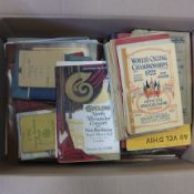 A box of cycling literature inc. Badminton Cycling 1st edition, a good selection of 1930s/40s