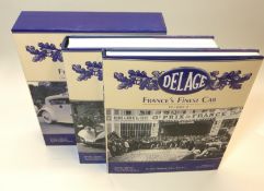 Delage by Daniel Cabart Claude Rouxel and David Burgess-Wise, a ltd. ed. (no.317) of 1000. Two