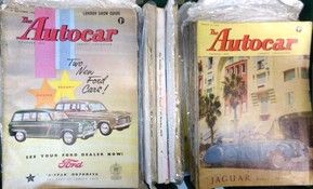 The Autocar loose issues from the 1950s. A good collection of about three dozen issues. The majority