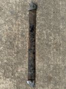 The central part of a Rover P1 rear bumper.