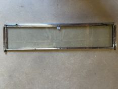 A vintage car windscreen, 44 1/4