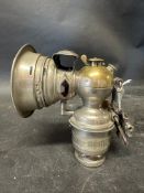 A Miller 'Regalite' nickel plate lamp.