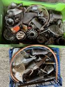 A quantity of assorted car spares.