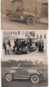 Buick - vintage period and later postcards. A blue folder with postcard size images, and smaller
