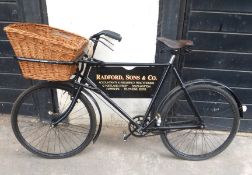 A Vindec delivery bicycle having a 22