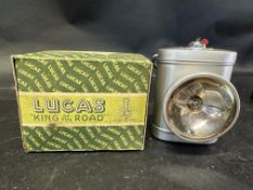 A Lucas King of the Road Battery Cycle Lamp no. 29, in original box of issue, new old stock.