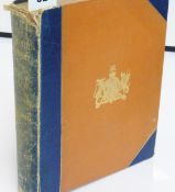 Badminton Library, an 1887 ltd. ed. 173 of 250 subscriber's edition, quarter bound in blue leather