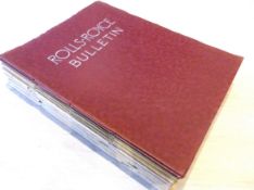 Rolls-Royce Bulletin - 16 examples of this house magazine Rolls-Royce Ltd., each issue with worthy