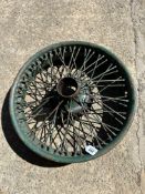 A wire wheel.