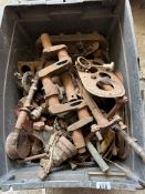 A large box of assorted Austin Seven spares.