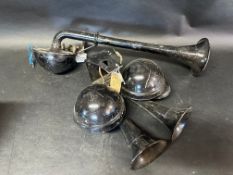 Two 12 volt horns.