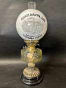 A Young's Paraffin Lamp of Glissold Works, Birmingham and Works West Calder, Scotland shop