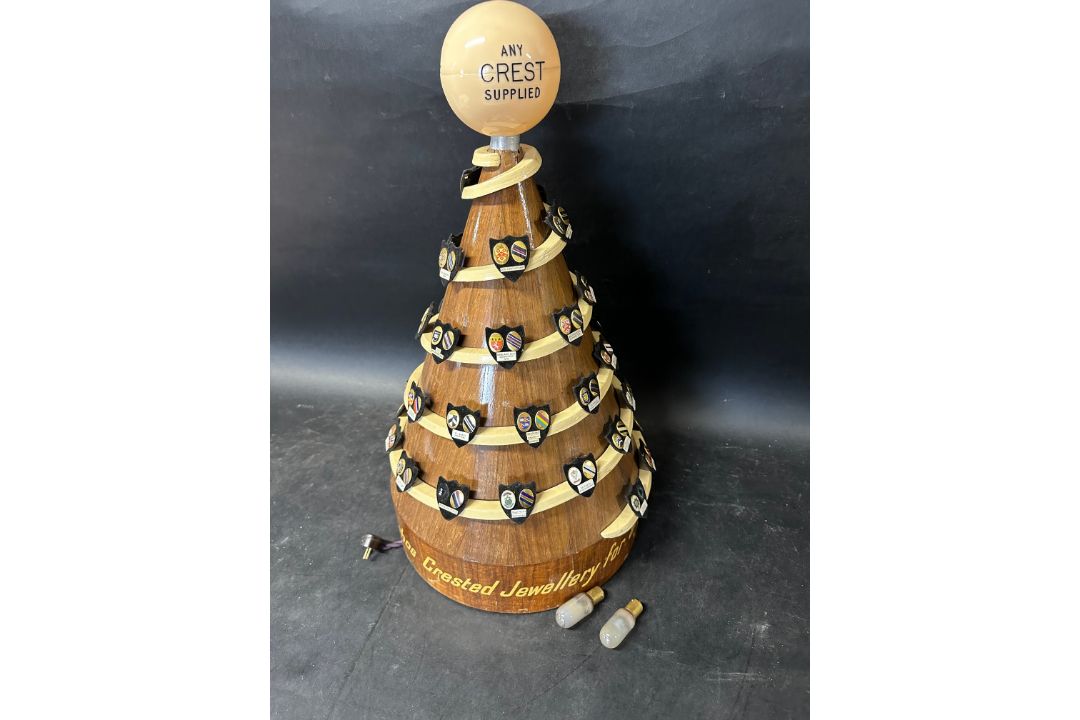 A rare shop counter top display illuminated advertising stand for Sophos Crested Jewellery ' - Image 6 of 13