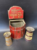 A Williams's Ltd. of Bootle, Liverpool Chocolate Chewing Nuts counter top dispensing tin, 8