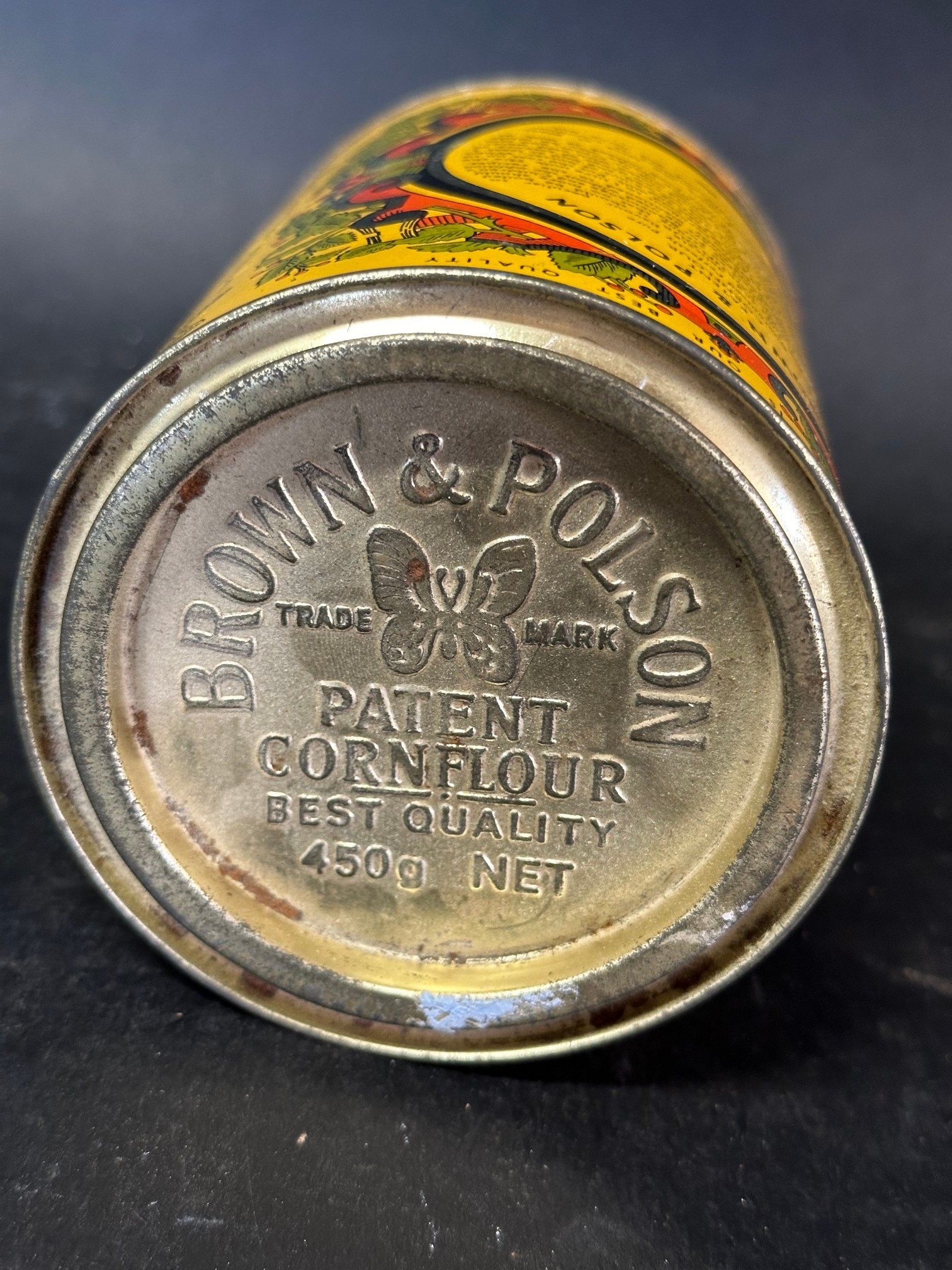 A Brown & Polson (of Paisley, Scotland) Patent Cornflour 450g tin, 5" tall. - Image 3 of 4