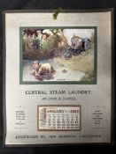 A Central Steam Laundry pictorial calendar for 1926.