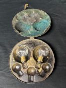 A J.W. Pickavan & Co. Ltd. of Birmingham brass five-bulbs holder, patent 690243.