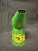 A Morris's of Shrewsbury Golden Film Lubricants motor oil pint measure.