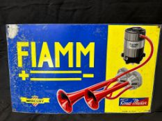 A Famm Road Master Horns Pictorial tin sign made in Italy, 24 1/4